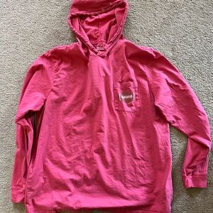 Vineyard Vines Red Hooded Shirt